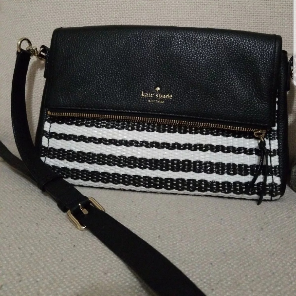 Cobble Hill Straw Marsala Crossbody
